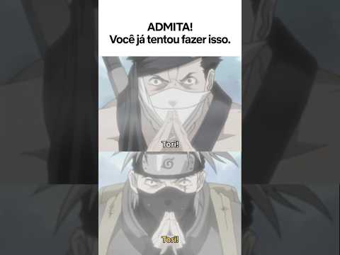 Kakashi copiando o Zabuza e eu copiando o Kakashi