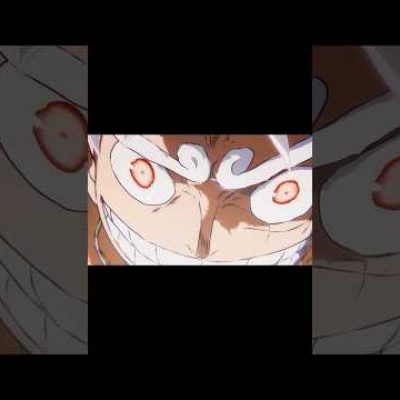 Luffy ativando o Gear 5 em One Piece